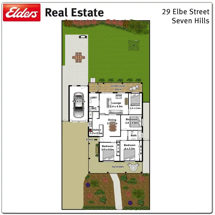 Floorplan of Homely house listing, 29 Elbe Street, Seven Hills NSW 2147