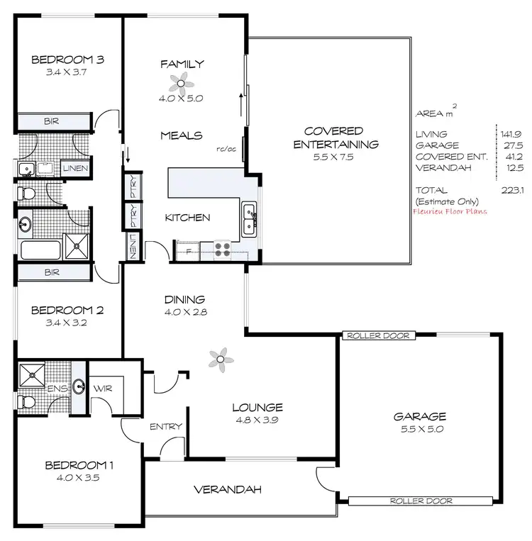 Floorplan of Homely house listing, 13 Sweetman Road, Goolwa South SA 5214