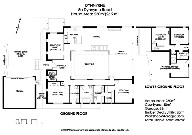 Floorplan of Homely house listing, 8a Dynnyrne Road, Dynnyrne TAS 7005