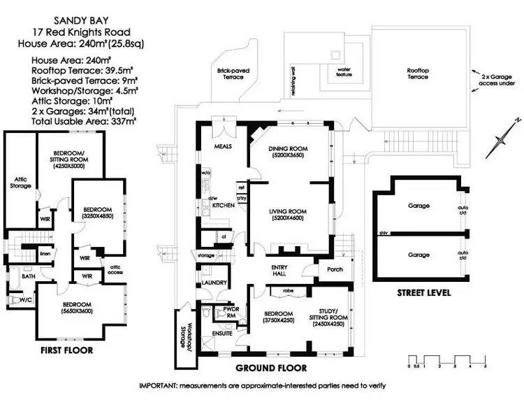Floorplan of Homely house listing, 17 Red Knights Road, Sandy Bay TAS 7005