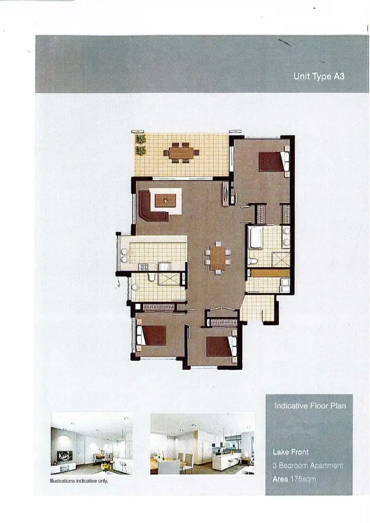 Floorplan of Homely apartment listing, 215/3 Pendraat Parade, Hope Island QLD 4212
