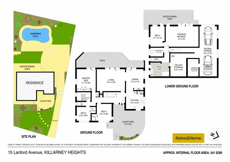 Floorplan of Homely house listing, 15 Lanford Avenue, Killarney Heights NSW 2087