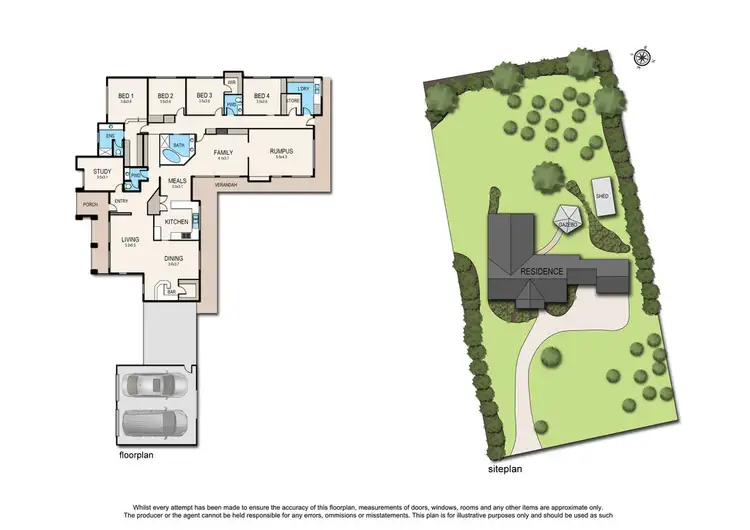 Floorplan of Homely house listing, 21 Fox Road, Narre Warren North VIC 3804