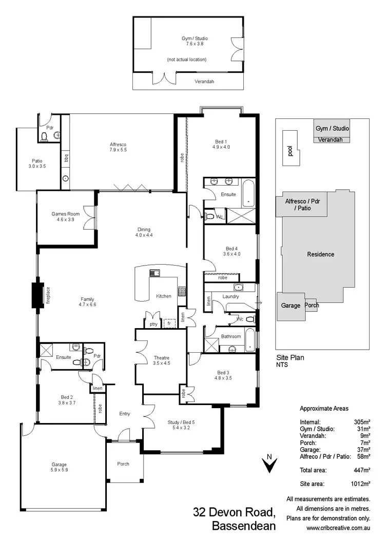 Floorplan of Homely house listing, 32 Devon Road, Bassendean WA 6054