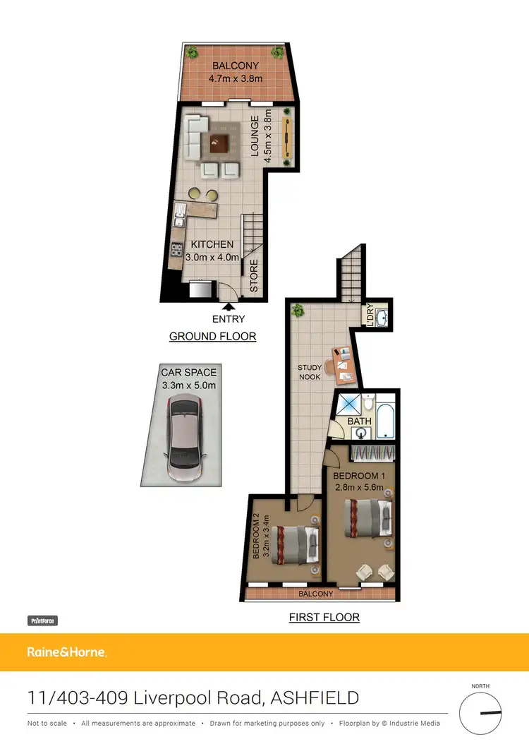Floorplan of Homely apartment listing, 11/403-409 Liverpool Road, Ashfield NSW 2131