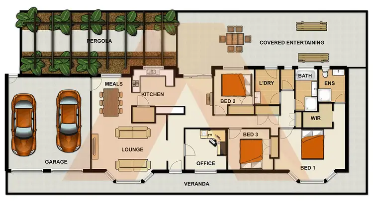 Floorplan of Homely house listing, 12-16 Fig Court, Cedar Grove QLD 4285