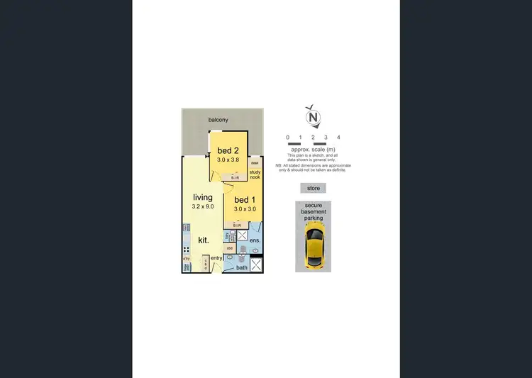 Floorplan of Homely apartment listing, 230/660 Blackburn Road, Notting Hill VIC 3168