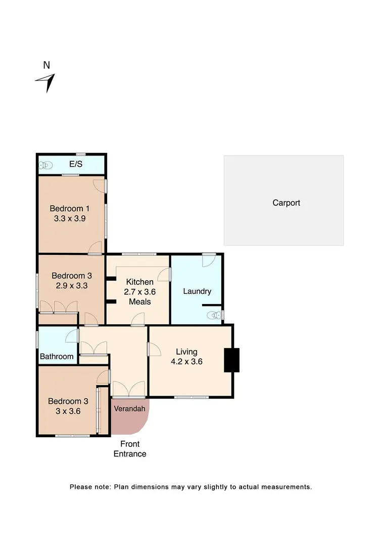 Floorplan of Homely house listing, 9 Elizabeth Road, Creswick VIC 3363