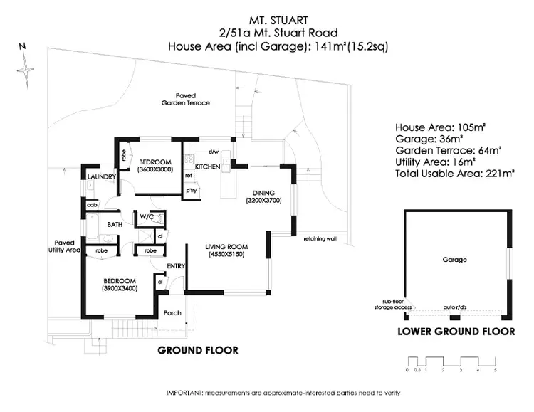 Floorplan of Homely house listing, 2/51a Mount Stuart Road, Mount Stuart TAS 7000