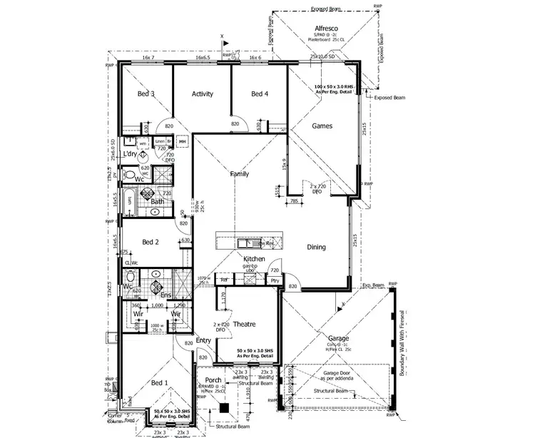 Floorplan of Homely house listing, 3 Berlin Drive, Wanneroo WA 6065