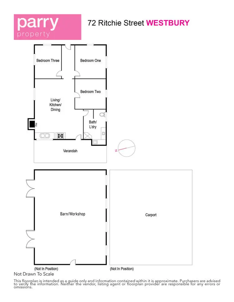 Floorplan of Homely house listing, 72 Ritchie Street, Westbury TAS 7303