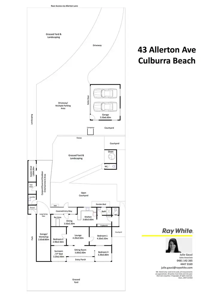 Floorplan of Homely house listing, 43 Allerton Avenue, Culburra Beach NSW 2540