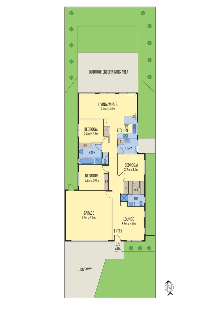 Floorplan of Homely house listing, 14 Tony Drive, Truganina VIC 3029
