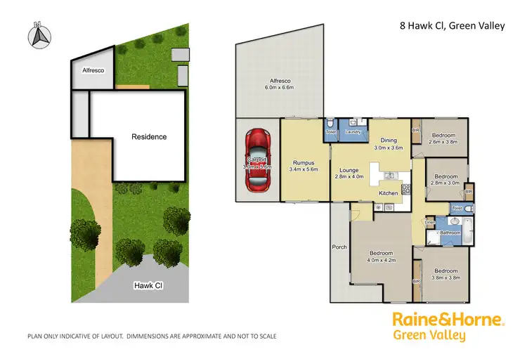 Floorplan of Homely house listing, 8 Hawk Close, Green Valley NSW 2168