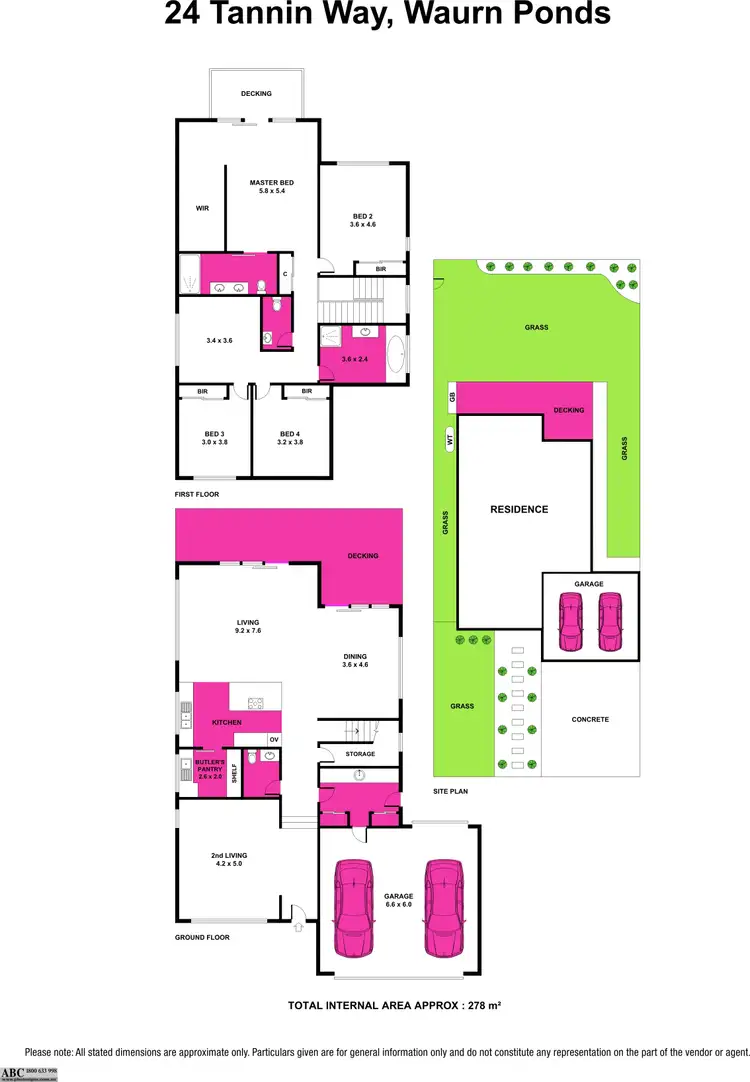Floorplan of Homely house listing, 24 Tannin Way, Waurn Ponds VIC 3216
