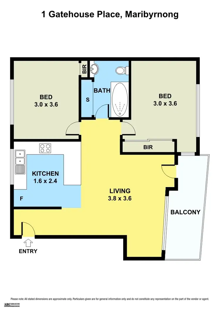 Floorplan of Homely townhouse listing, 1 Gatehouse Place, Maribyrnong VIC 3032