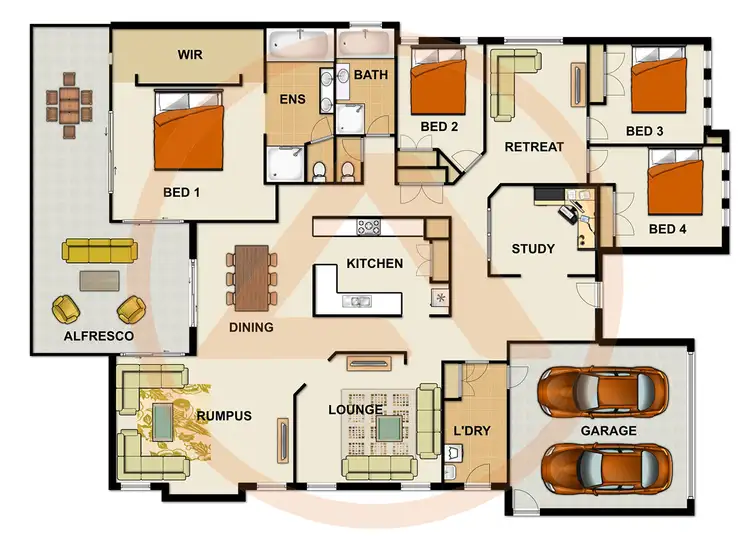 Floorplan of Homely house listing, 7 Aspen Street, Heathwood QLD 4110