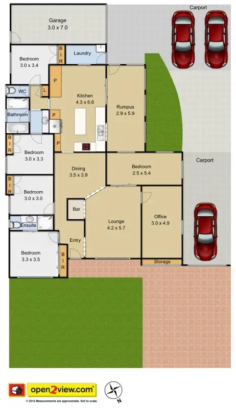 Floorplan of Homely house listing, 7 Mifsud Crescent, Oakhurst NSW 2761