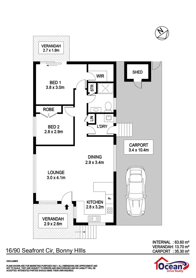 Floorplan of Homely house listing, 16/90 Seafront Circuit, Bonny Hills NSW 2445