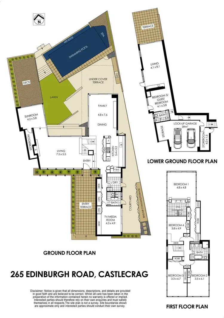 Floorplan of Homely house listing, 265 Edinburgh Road, Castlecrag NSW 2068
