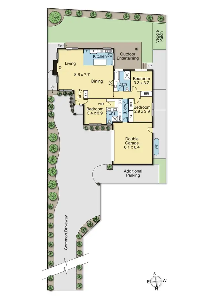 Floorplan of Homely house listing, 6A Arundel Street, Croydon VIC 3136