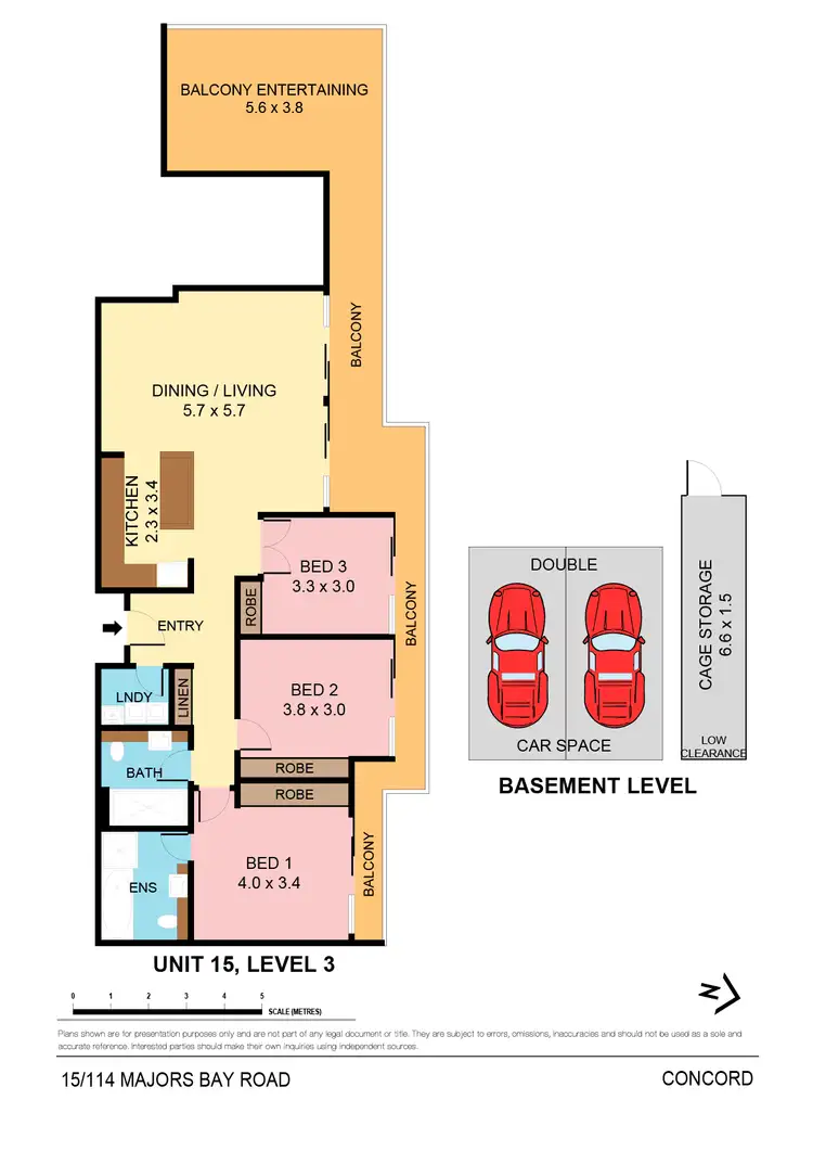 Floorplan of Homely apartment listing, 15/114 Majors Bay Road, Concord NSW 2137
