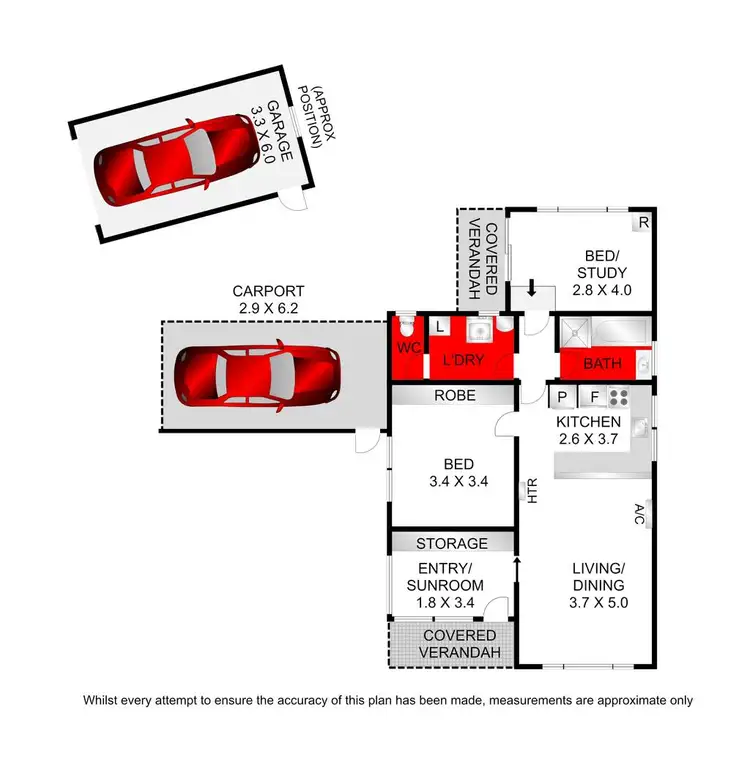 Floorplan of Homely house listing, 42 Richmond Crescent, Geelong VIC 3220