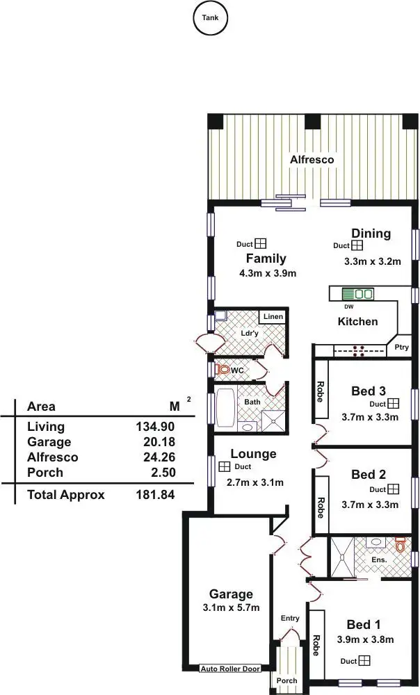Floorplan of Homely house listing, 7 Melaleuca Street, Munno Para West SA 5115