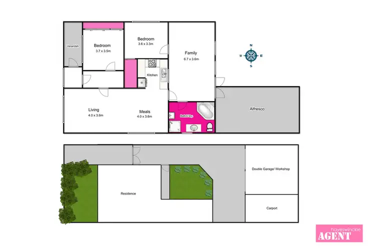 Floorplan of Homely house listing, 35 Tanner Street, Breakwater VIC 3219