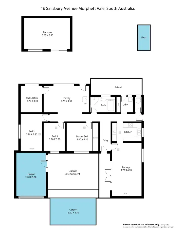 Floorplan of Homely house listing, 16 Salisbury Avenue, Morphett Vale SA 5162