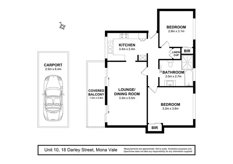 Floorplan of Homely apartment listing, 10/18 Darley Street, Mona Vale NSW 2103