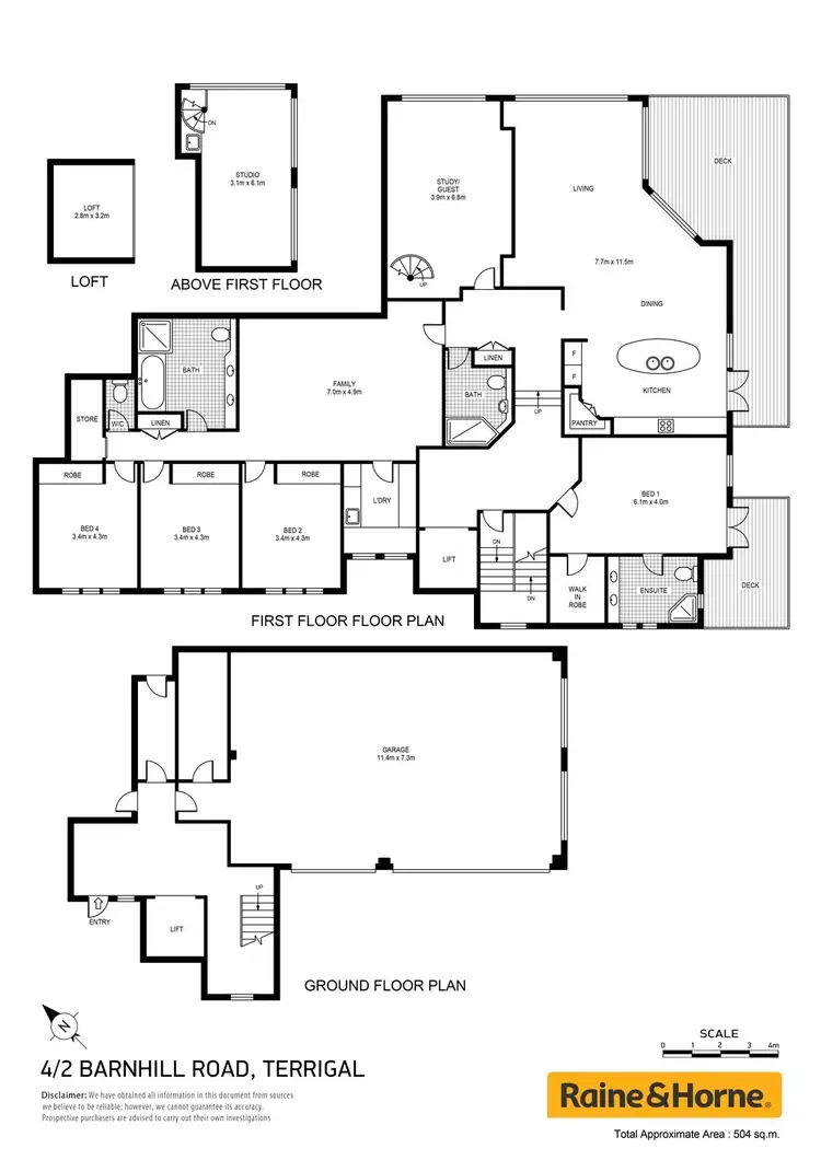 Floorplan of Homely unit listing, 4/2 Barnhill Road, Terrigal NSW 2260