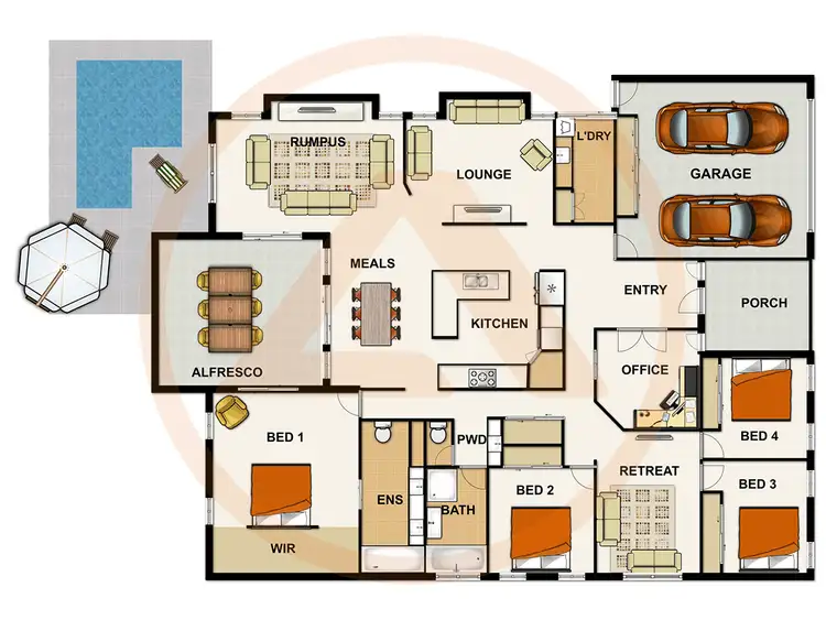 Floorplan of Homely house listing, 9 Coolibah Street, Heathwood QLD 4110