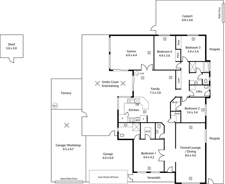 Floorplan of Homely house listing, 27 Discovery Way, Andrews Farm SA 5114