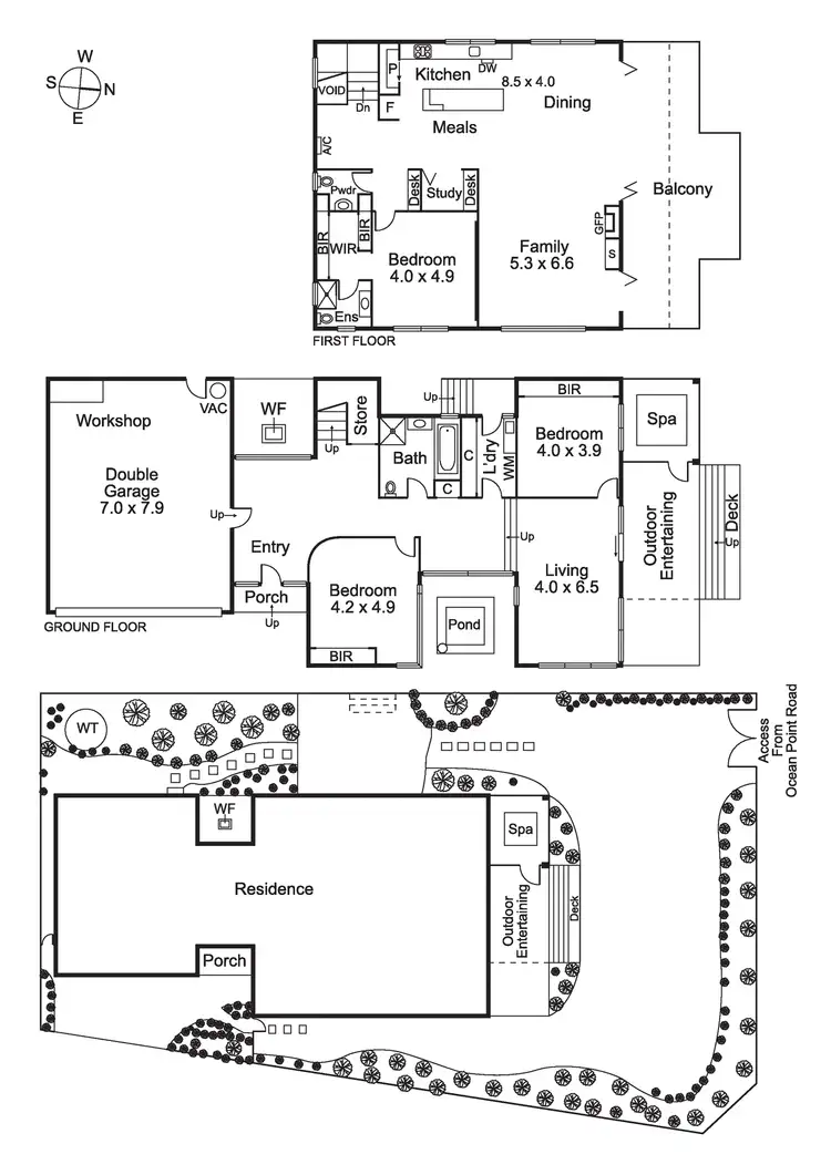 Floorplan of Homely house listing, 1 View Point Road, Mccrae VIC 3938