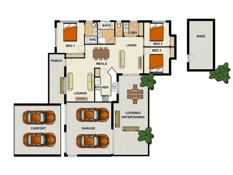 Floorplan of Homely house listing, 11 Tasman Court, Boronia Heights QLD 4124