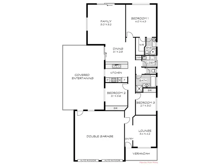 Floorplan of Homely house listing, 4 ALLEN STREET, Encounter Bay SA 5211