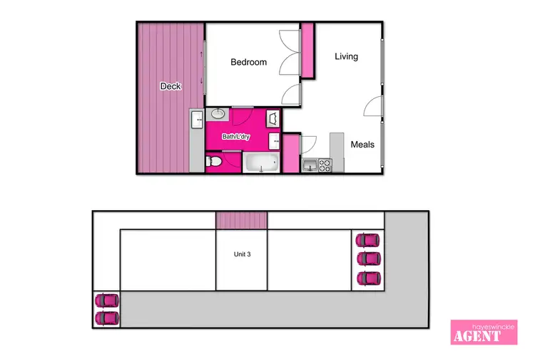 Floorplan of Homely unit listing, 3/29 Knight Avenue, Herne Hill VIC 3218