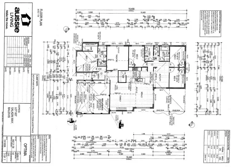 Floorplan of Homely house listing, 6 Saladin Way, Baldivis WA 6171