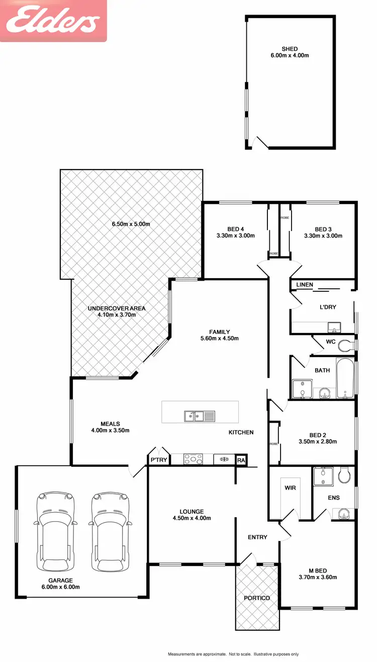 Floorplan of Homely house listing, 57 Craig Circuit, Wodonga VIC 3690