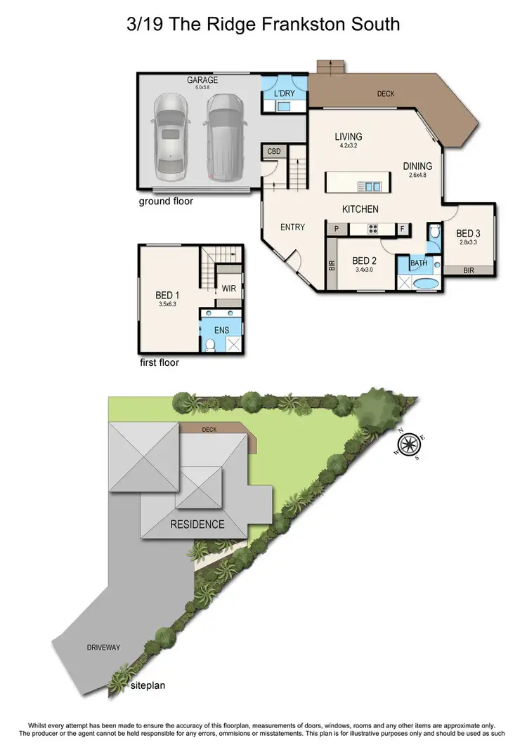 Floorplan of Homely house listing, 1 - 3/19 The Ridge, Frankston South VIC 3199
