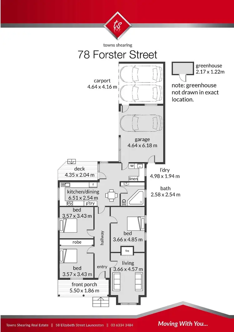 Floorplan of Homely house listing, 78 Forster Street, Invermay TAS 7248