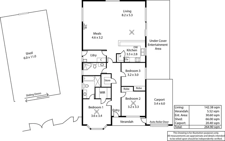 Floorplan of Homely house listing, 14 Darcy Court, Paradise SA 5075