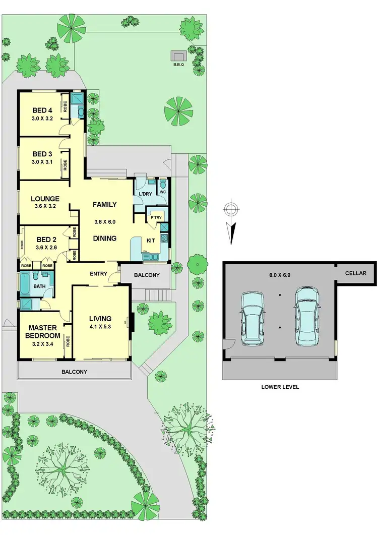Floorplan of Homely house listing, 21 Strathnaver Avenue, Strathmore VIC 3041