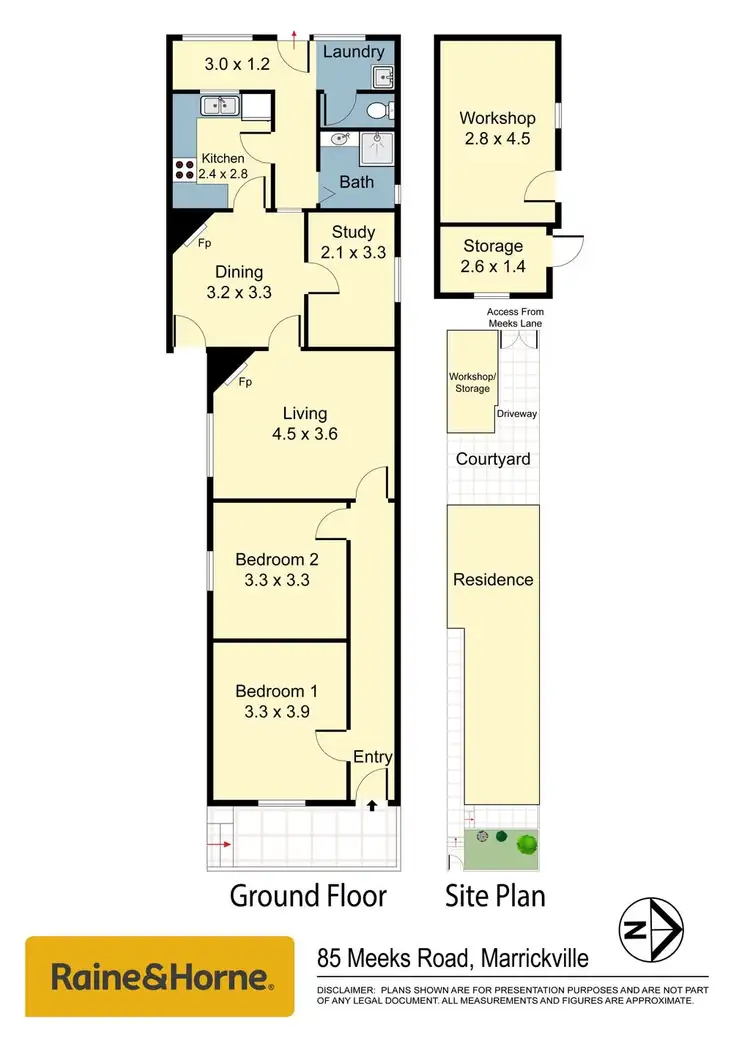 Floorplan of Homely house listing, 85 Meeks Road, Marrickville NSW 2204