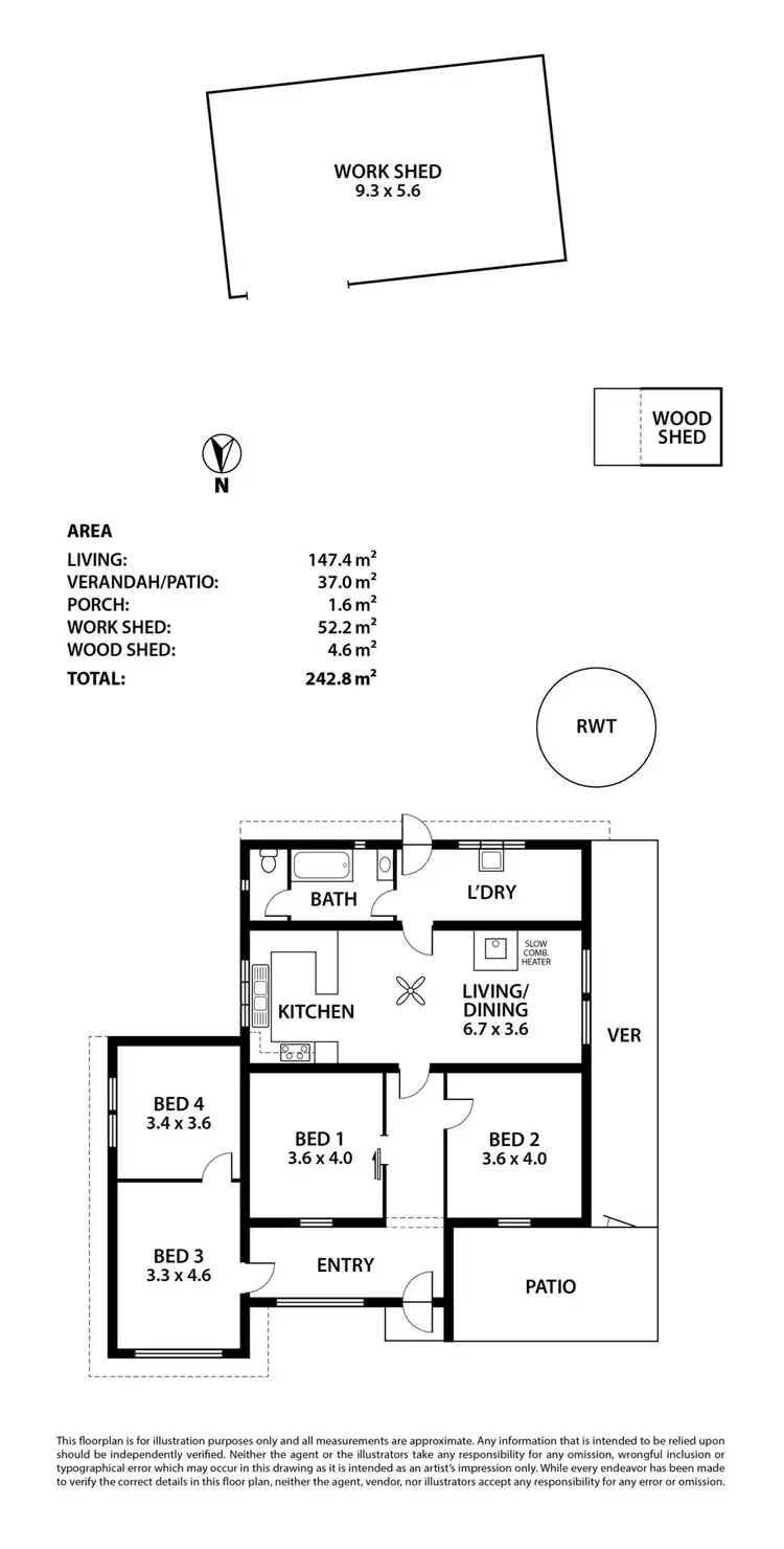 Floorplan of Homely house listing, 7 Bridge Street, Balhannah SA 5242
