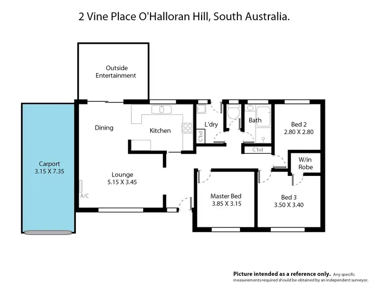 Floorplan of Homely house listing, 2 Vine Place, O'halloran Hill SA 5158