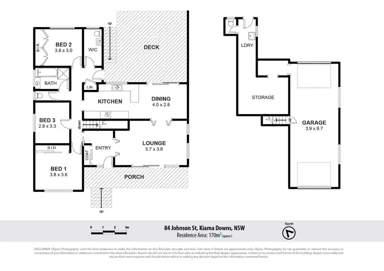 Floorplan of Homely house listing, 84 Johnson Street, Kiama Downs NSW 2533