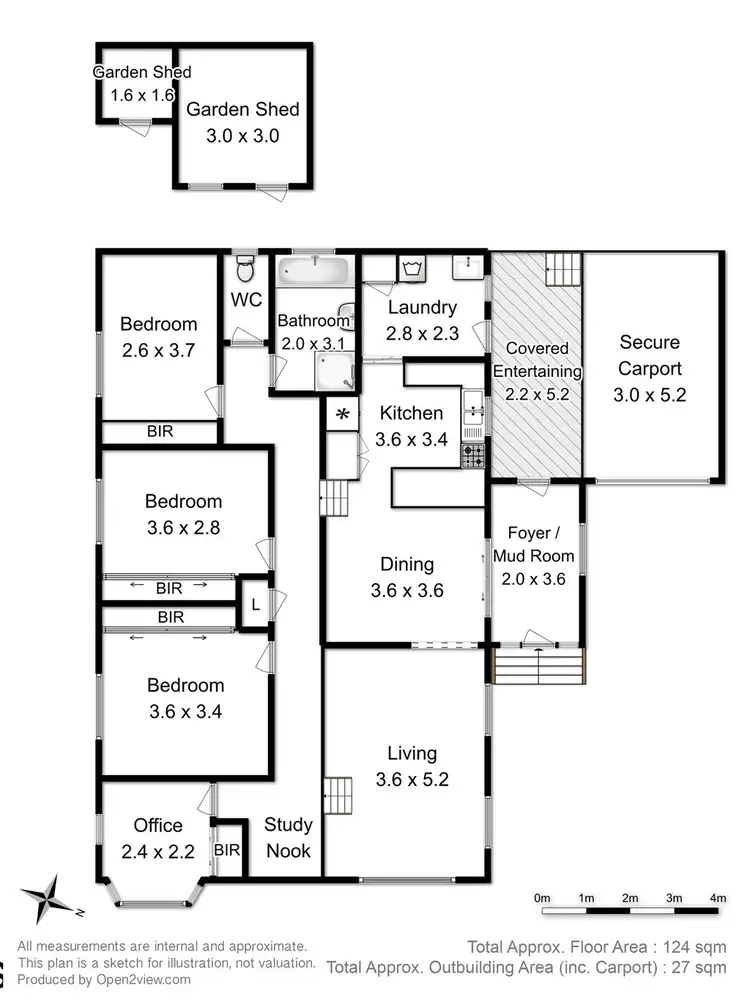 Floorplan of Homely house listing, 11 Fern Street, Kingston TAS 7050