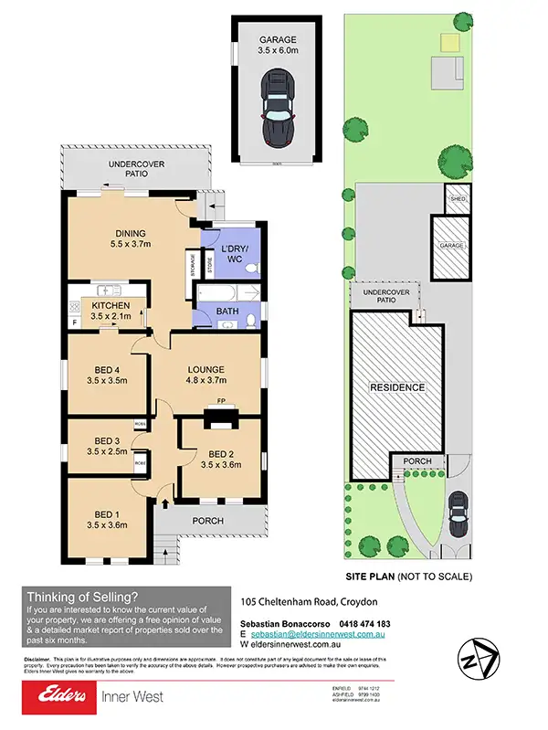 Floorplan of Homely house listing, 105 Cheltenham Road, Croydon NSW 2132